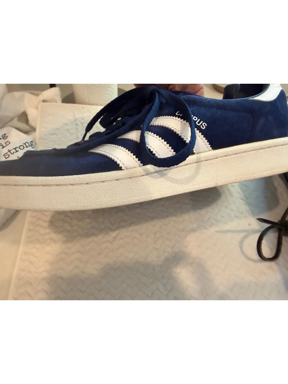Adidas Campus Men's Sneakers Navy Blue Suede Size 9